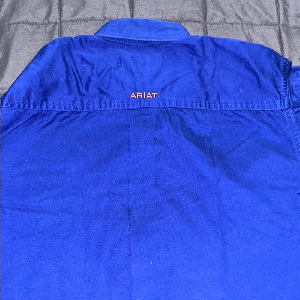 Ariat Men's Blue Longsleeve - Picture 6 of 8